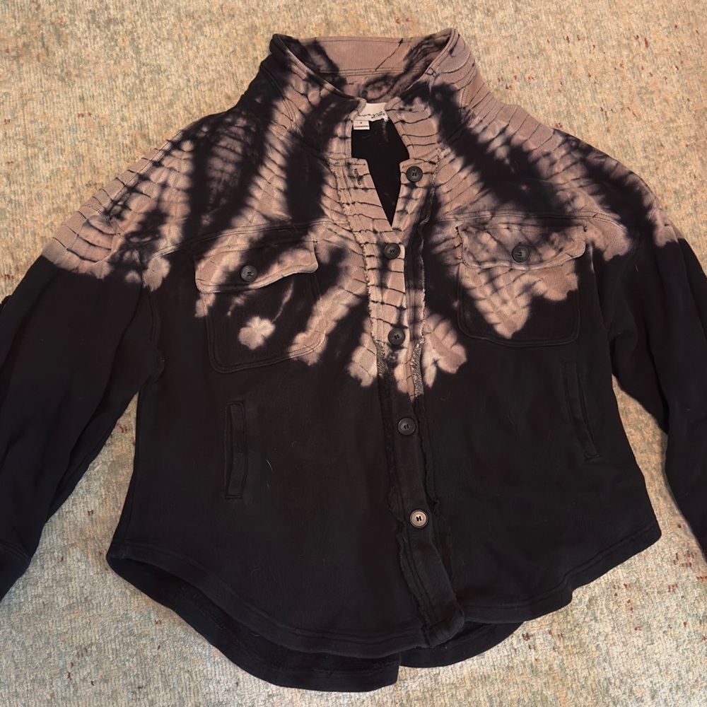 Tie Dye Quilted Jacket
